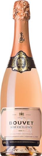 Bouvet Ladubay Rose Excellence sparkling wine bottle from Loire France