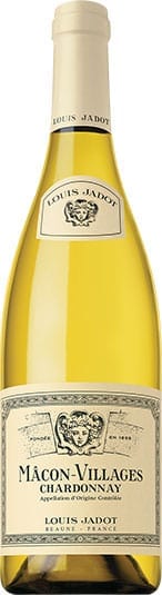 Louis Jadot Macon Villages Chardonnay white wine bottle from Burgundy, France
