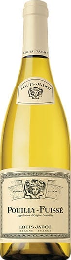 Louis Jadot Pouilly Fuisse chardonnay white wine from Burgundy, France wine bottle