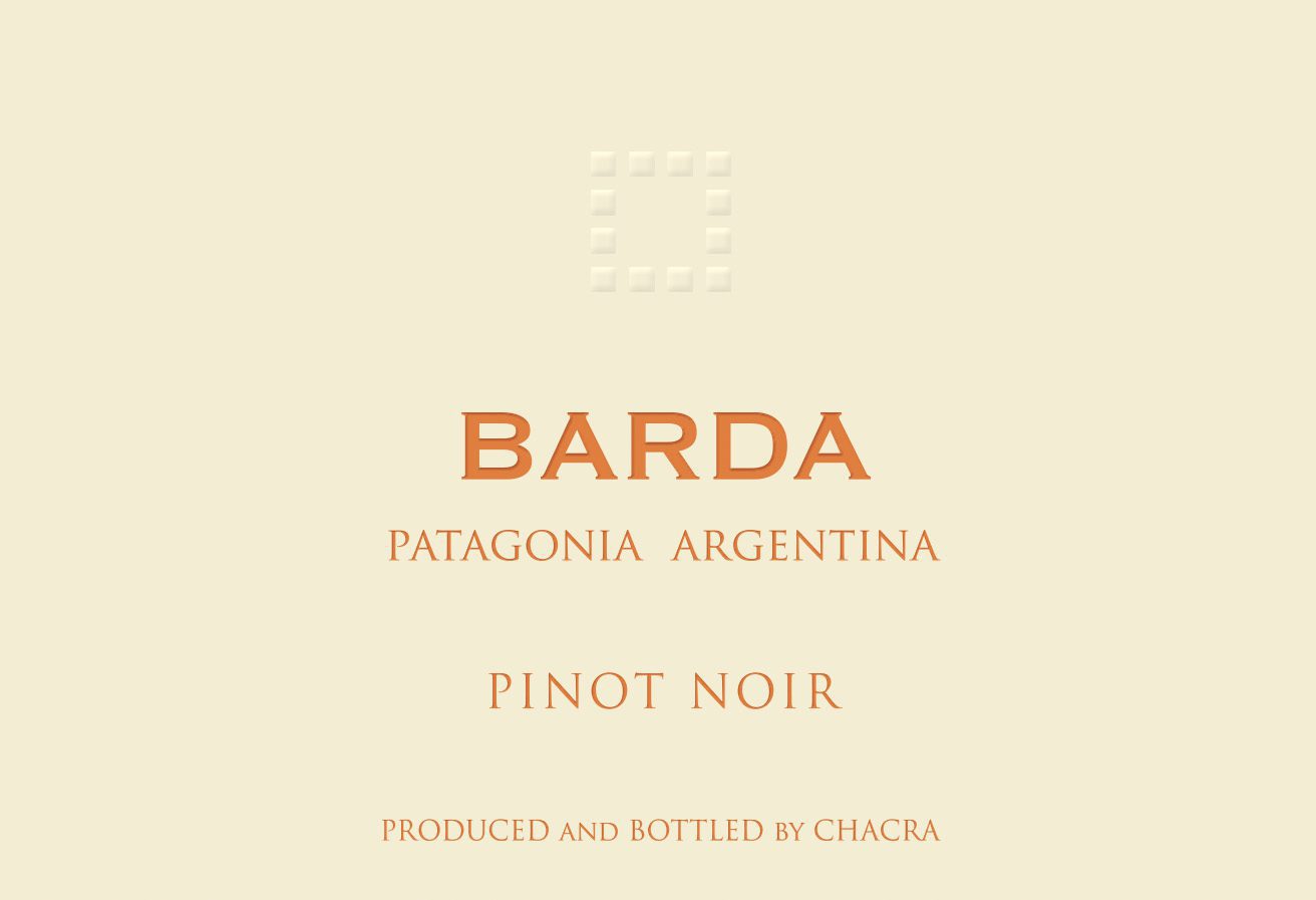 Label of Barda Pinot Noir