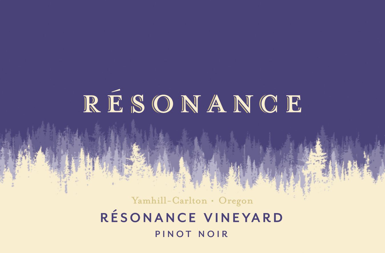 Label of Resonance Vineyard Pinot Noir