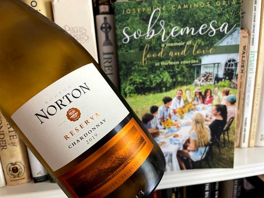 Bodega Norton wine bottle and cookbook (1)