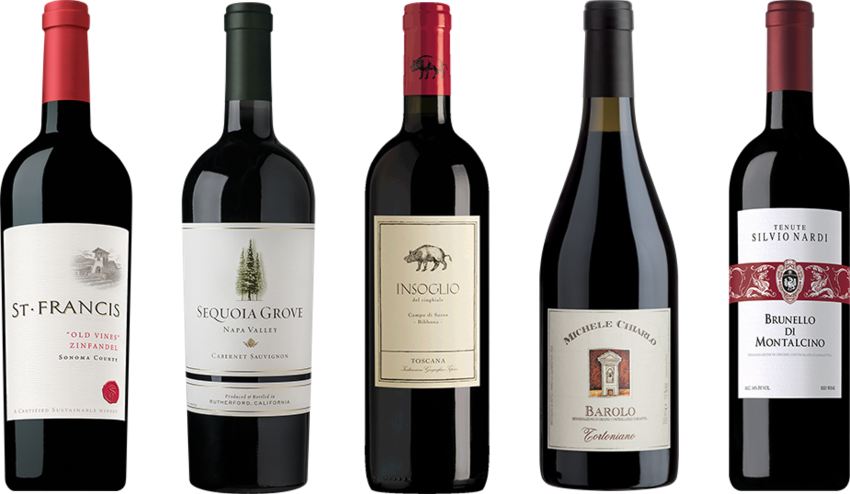 Father's Day wine line-up from Napa Valley and Italy