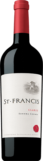 St Francis Claret wine bottle image