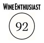 Wine Enthusiast 92 point score rating