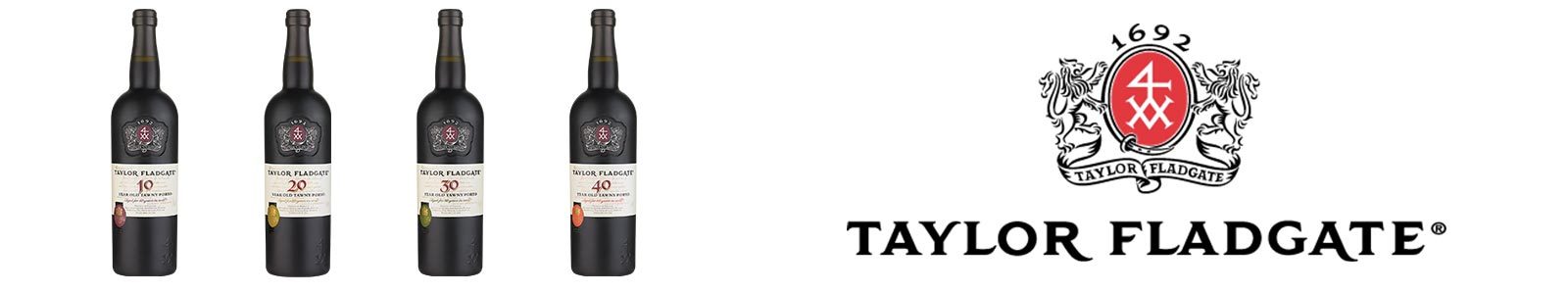 Taylor Fladgate Aged Tawny Port wine bottles